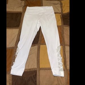 White Fabletics Leggings